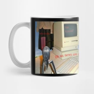 Oh, no, news are coming - Nostalgiacore, dreamcore art Mug